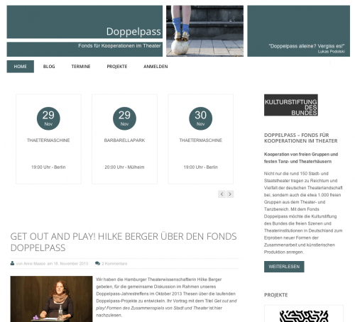 Doppelpass Plattform Kulturstiftung des Bundes von PANORAMA3000