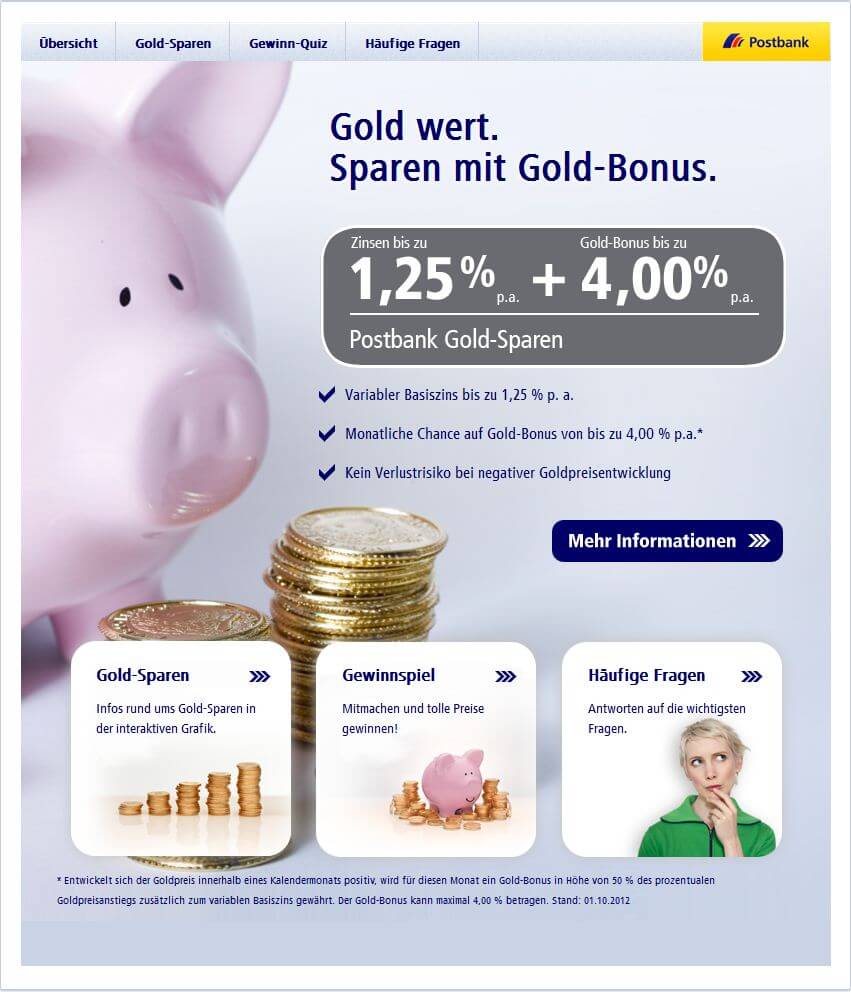 Postbank Gold Sparen