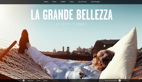 La Grande Belleza Film Website 