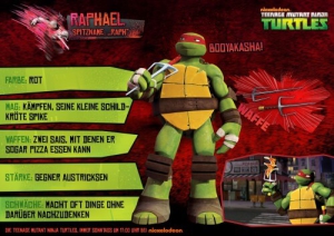 Ninja Turtle Raphael Infografik