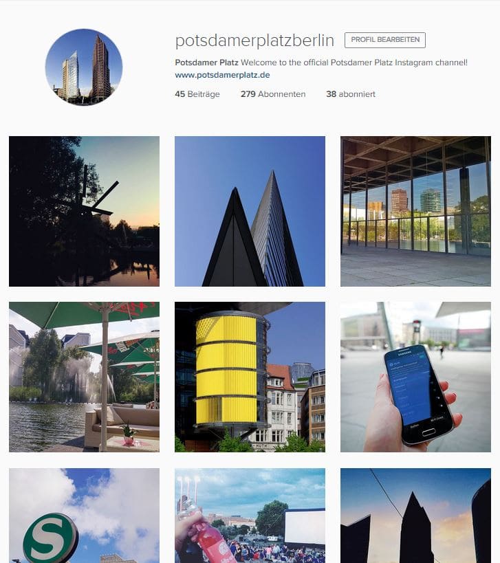 Potsdamer Platz Instagram