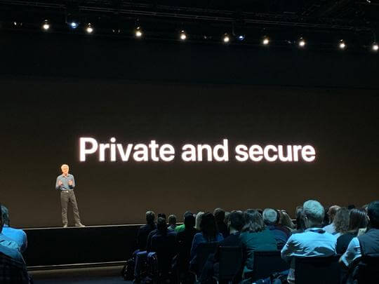 Bild von Apples Messe WWDC.