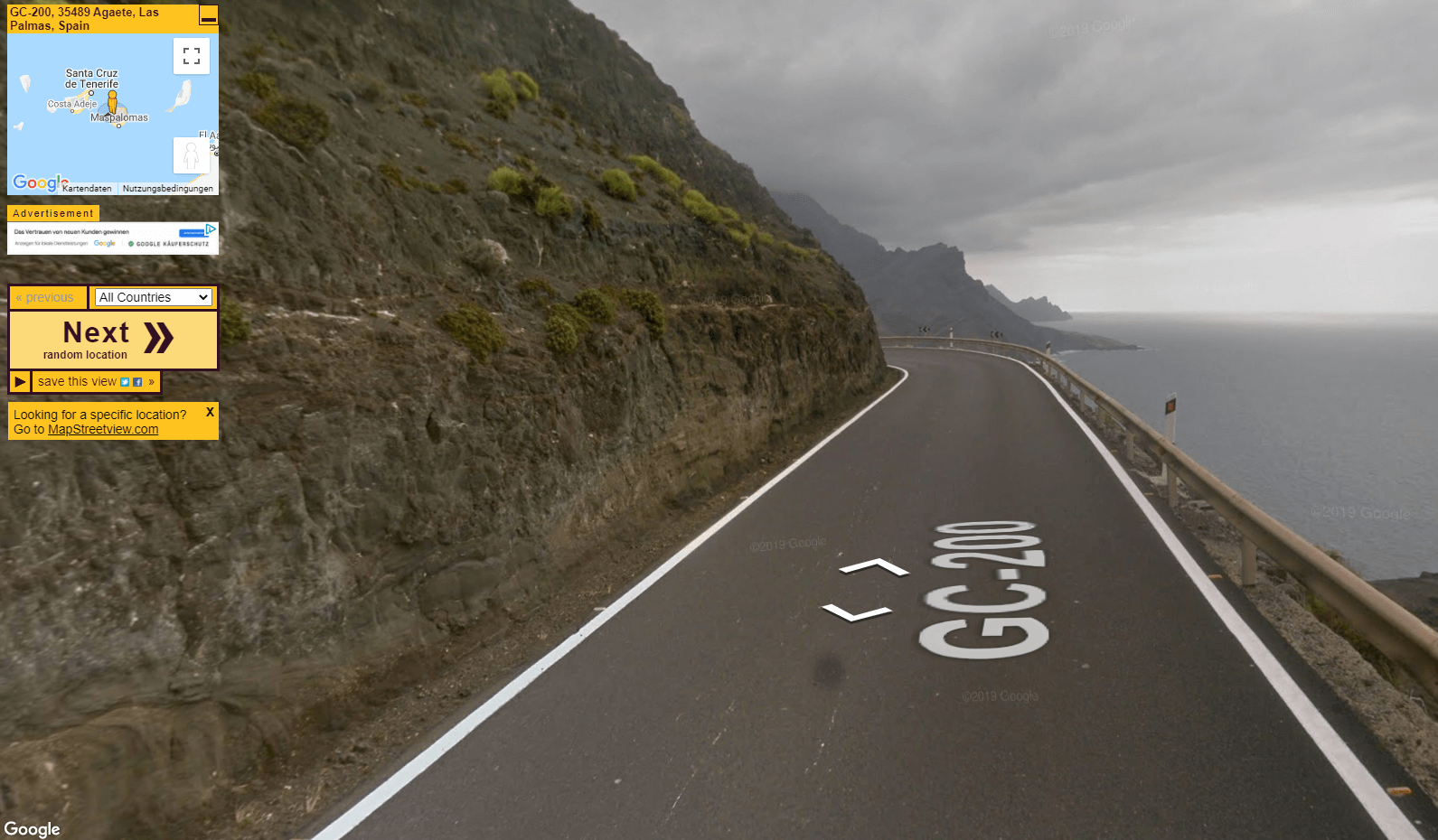 Reisen at random. Google Streetview macht’s möglich 